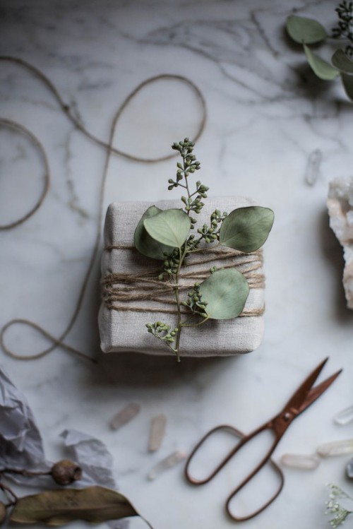 DIY JOLI PAQUET CADEAU NATUREL – Quartier CréatiV